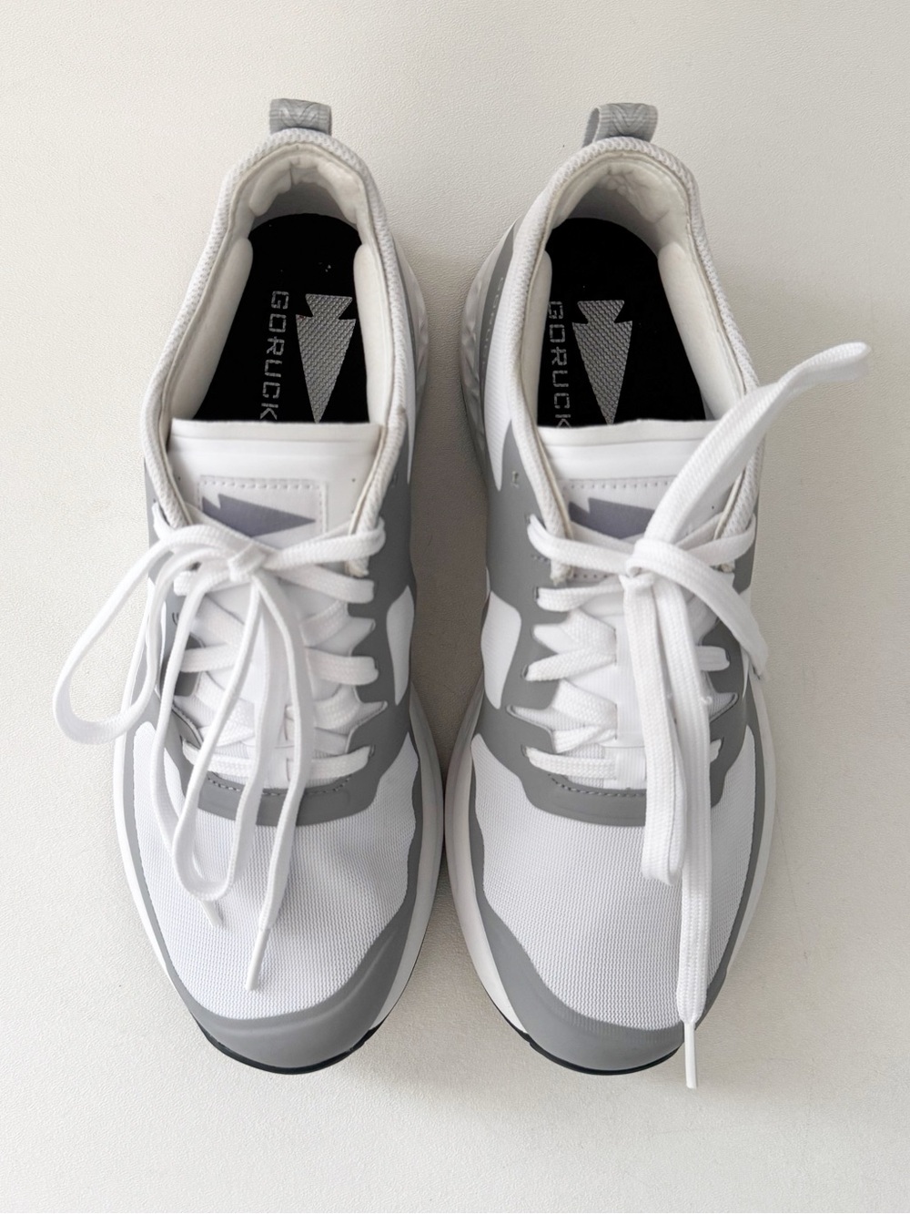 GORUCK Rough Runner Sneaker Mens US 7 Womens US 9 White Gray Running Gym Train - Picture 3 of 9
